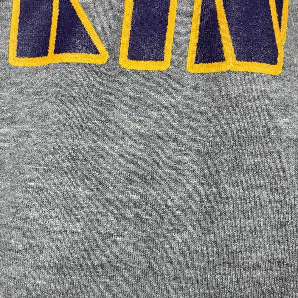 Vintage Minnesota Vikings Sweatshirt Mens Large Gray Russell Athletic USA 90s